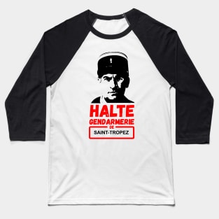 Louis de Funès Gendarme Baseball T-Shirt